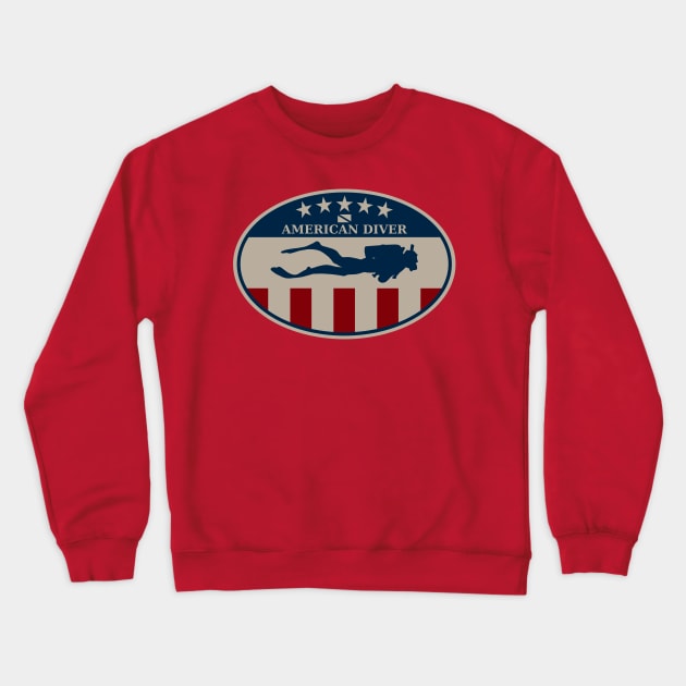 American Diver Crewneck Sweatshirt by TCP